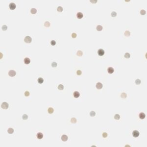 Papel de Parede Poá Aquarelado Bege