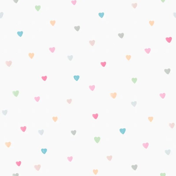 Papel de Parede Mini Corações