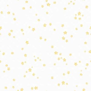 Papel de Parede Estrelinhas Dourada