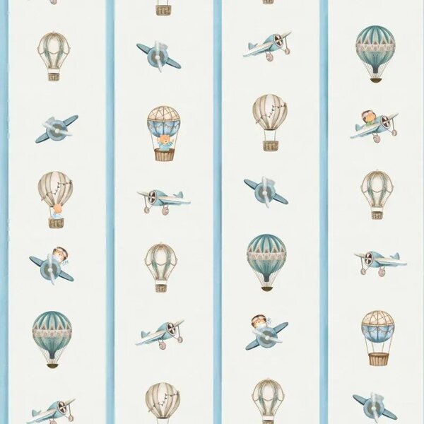 Papel De Parede Listras Aviador