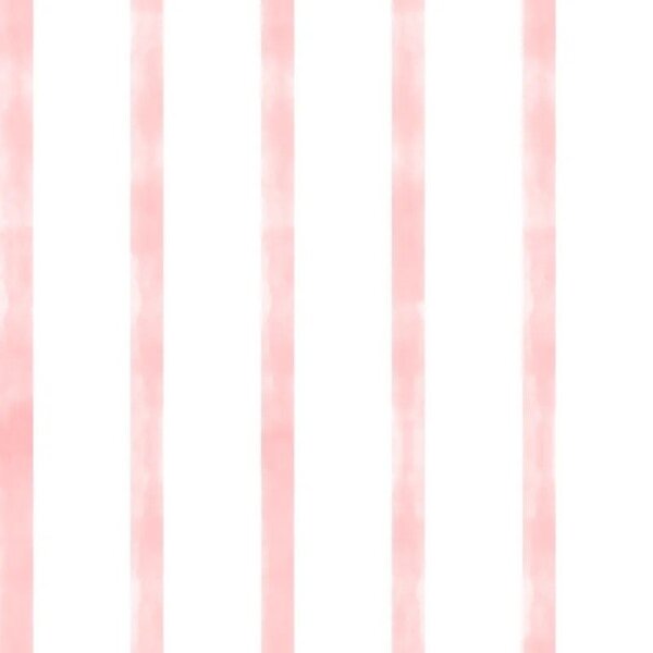 Papel de Parede Listras Aquareladas Rosa