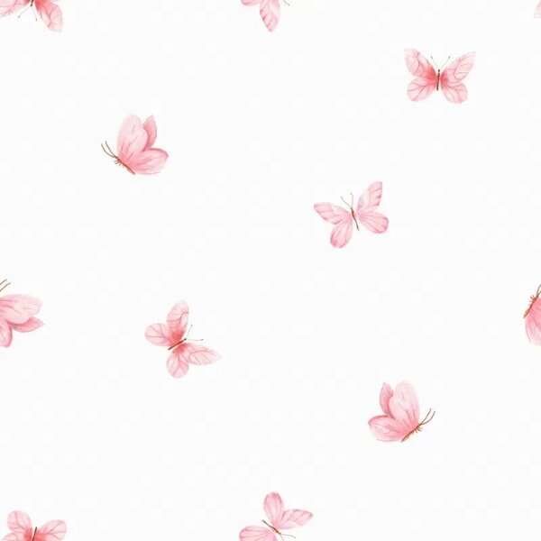 Papel de Parede Borboletas Rosas