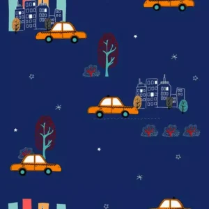 Papel de Parede Carros Azul Escuro