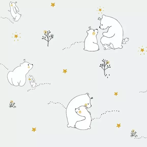 Papel de Parede Urso Polar Branco