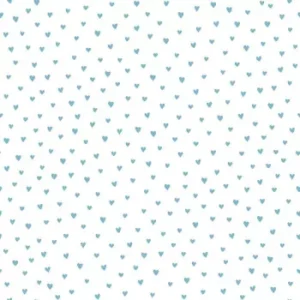 Papel de Parede Corações Azul