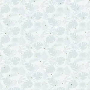 Papel de Parede Folhagem Azul