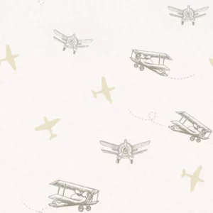 Papel de Parede Avião Bege