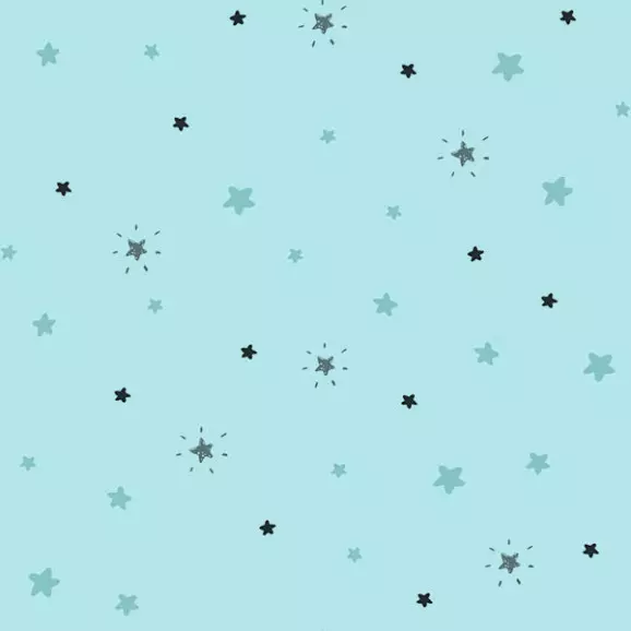 Papel de Parede Estrelas Azul
