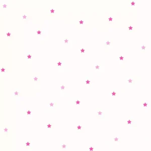 Papel de Parede Estrelas Rosa
