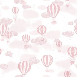 Papel de Parede Infantil Balão Rosa