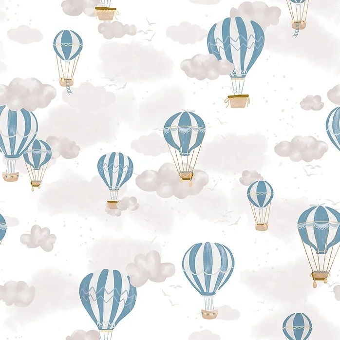 Papel de Parede Balão Azul