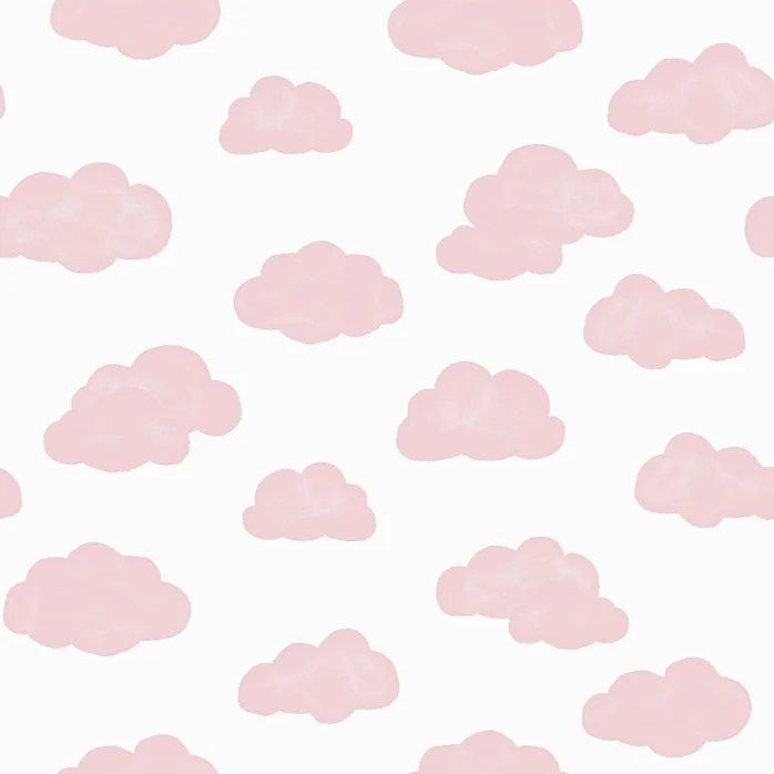 Papel de Parede Nuvens Rosa