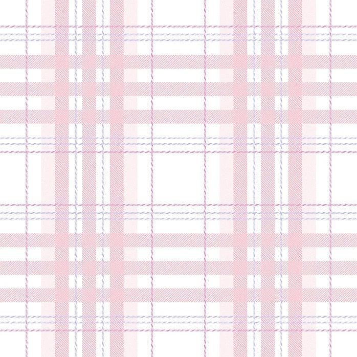 Papel de Parede Infantil Xadrez Rosa