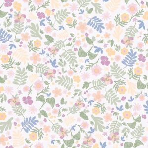 Papel de Parede Infantil Floral