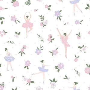 Papel de Parede Bailarinas Lilás