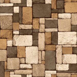 Papel de Parede Pedras Marrons