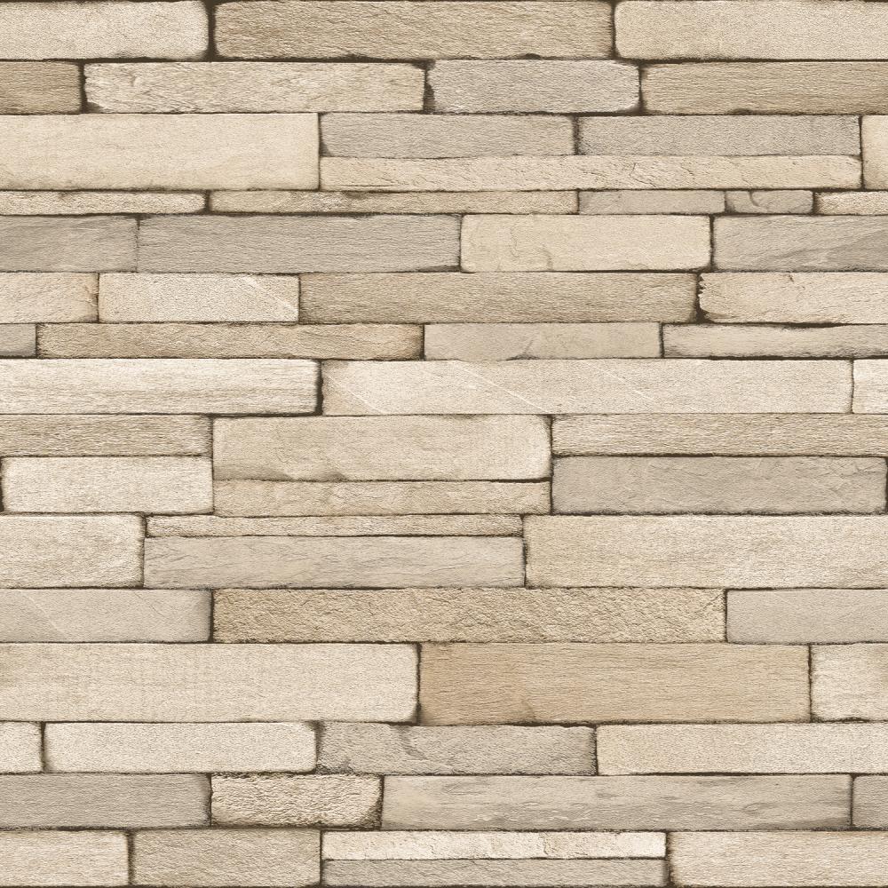 Papel de Parede Pedras Bege