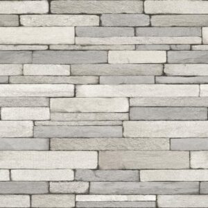Papel de Parede Pedras Cinza