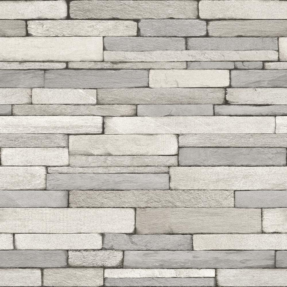 Papel de Parede Pedras Cinza