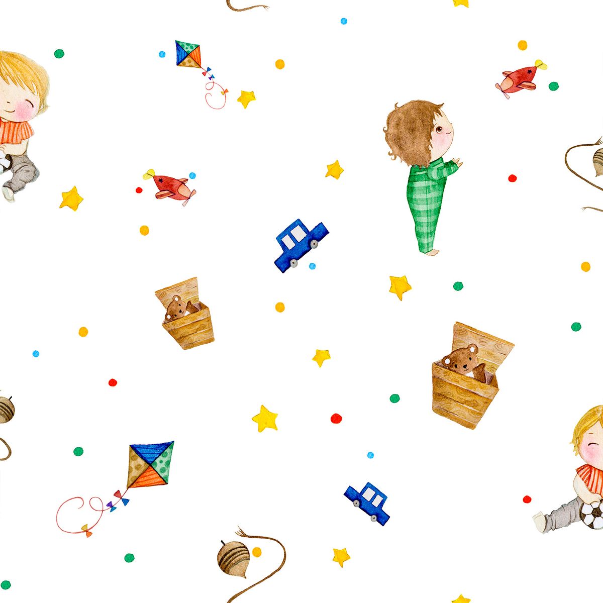 Papel de Parede Infantil Menino