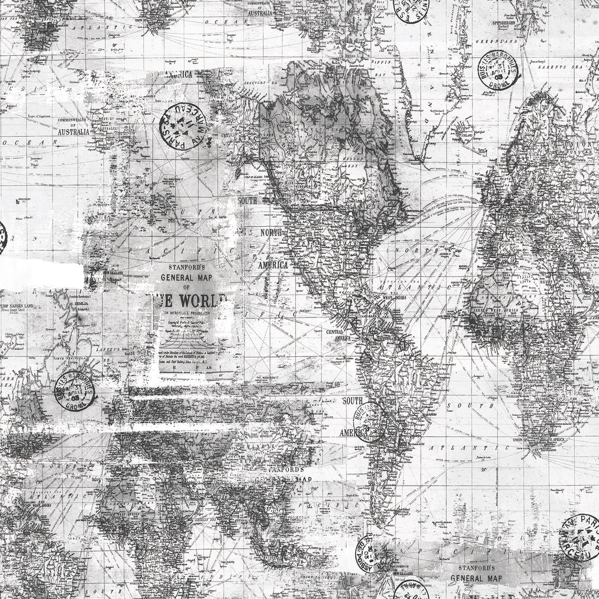 Papel de Parede Mapa Mundi