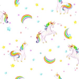 Papel de Parede Infantil Unicórnio