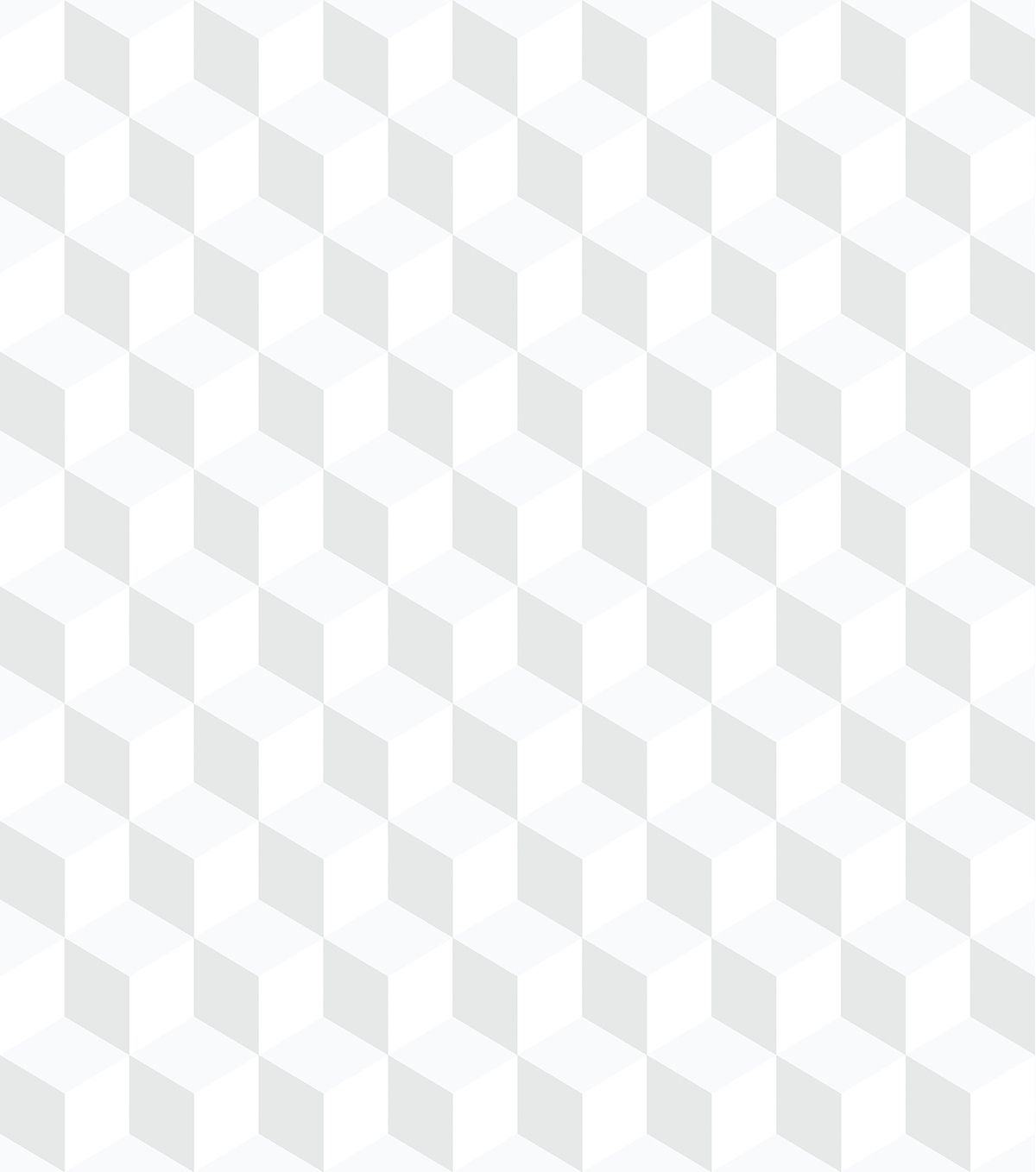 Papel de Parede Efeito 3D Branco