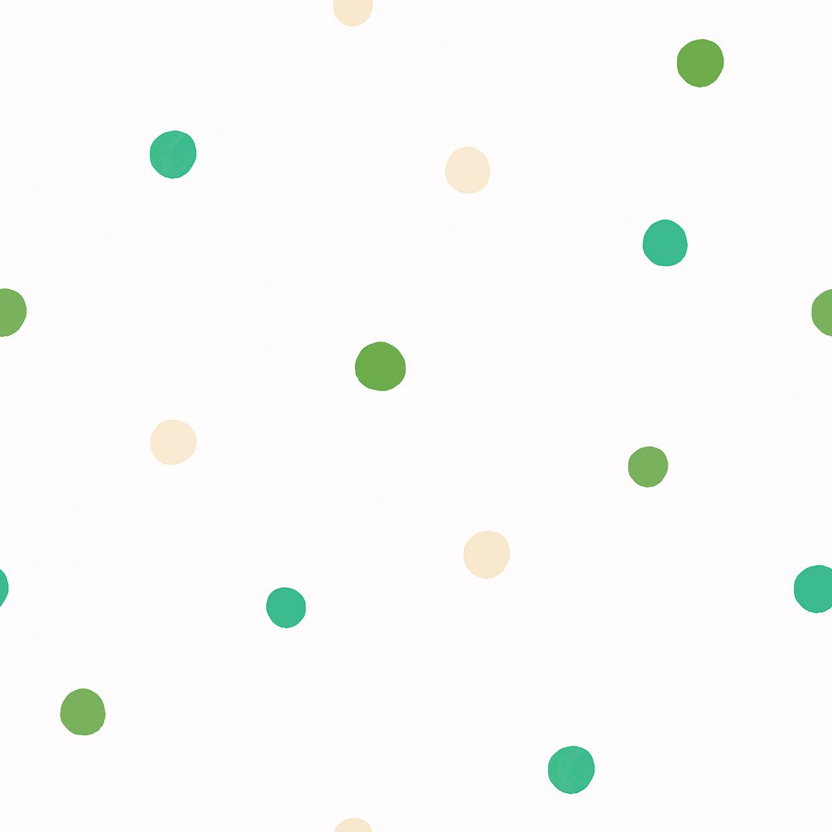 Papel de Parede Bolinhas Verde
