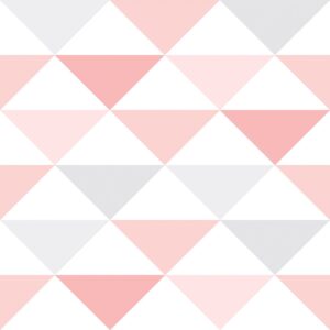 Papel de Parede Geométrico Tons de Rosa
