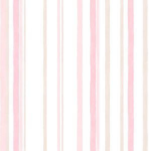 Papel de Parede Listrado Rosa