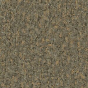 Papel de Parede Aspecto Têxtil Cinza e Dourado