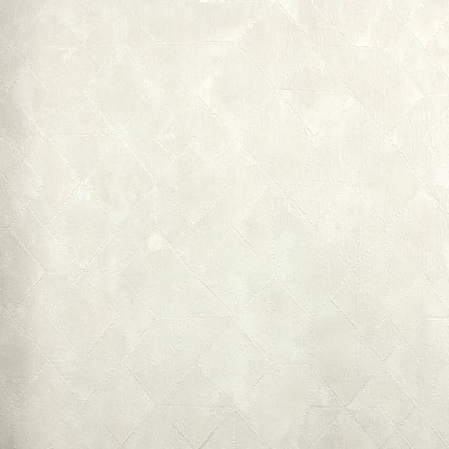 Papel de Parede Geométrico Mosaico Bege Com Brilho