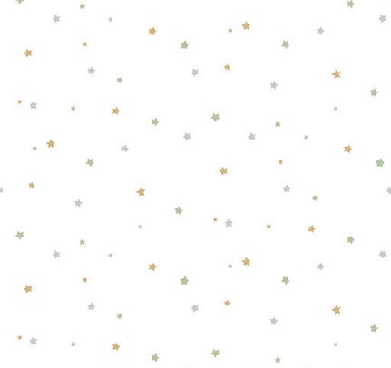 Papel de Parede Estrelinhas Cinza