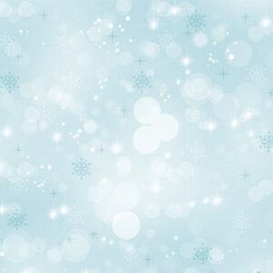 Papel de Parede Flocos de Neve Azul