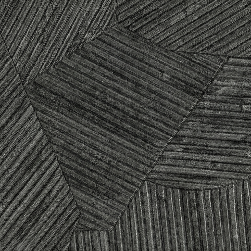 Papel de Parede Geométrico Grafite Texturizado